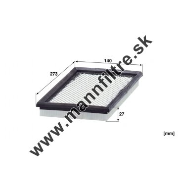 Kabínový filter MANN FILTER CUD 28 048