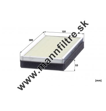 Kabínový filter MANN FILTER CUD 39 009