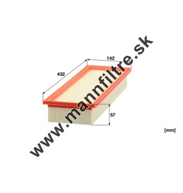 Kabínový filter MANN FILTER CUD 43 001