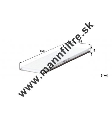 Kabínový filter MANN FILTER CUD 46 005