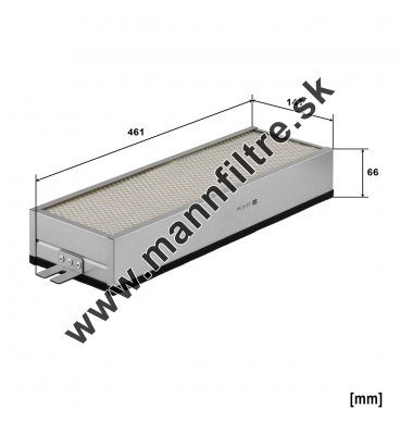Kabínový filter MANN FILTER CUD 47 004