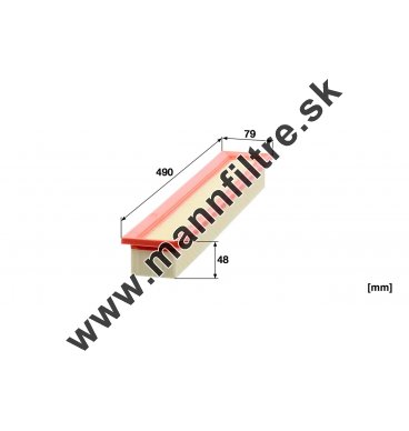 Kabínový filter MANN FILTER CUD 49 001