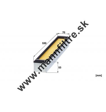 Kabínový filter MANN FILTER CUD 53 005