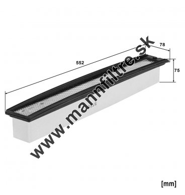 Kabínový filter MANN FILTER CUD 56 002