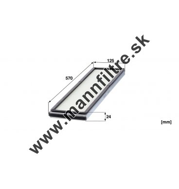 Kabínový filter MANN FILTER CUD 57 022