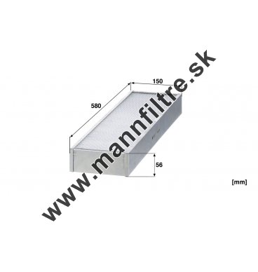 Kabínový filter MANN FILTER CUD 58 002