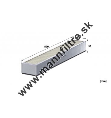 Kabínový filter MANN FILTER CUD 59 001
