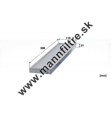 Kabínový filter MANN FILTER CUD 6035
