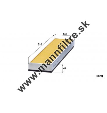 Kabínový filter MANN FILTER CUD 61 003