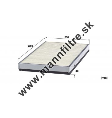 Kabínový filter MANN FILTER CUD 65 004