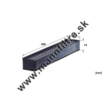 Kabínový filter MANN FILTER CUD 66 002