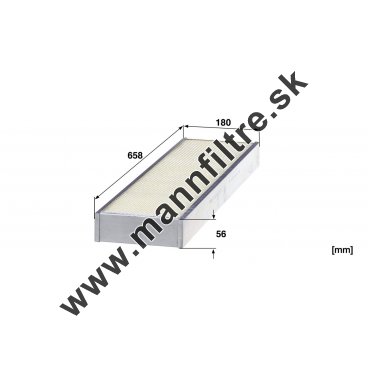 Kabínový filter MANN FILTER CUD 66 004