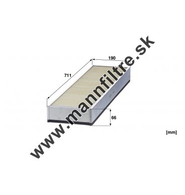 Kabínový filter MANN FILTER CUD 71 001