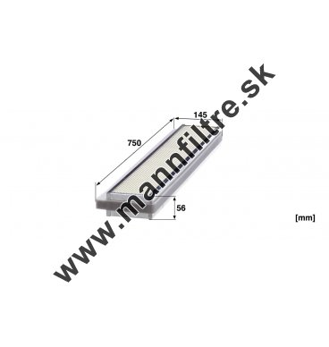 Kabínový filter MANN FILTER CUD 75 001