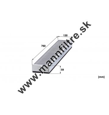 Kabínový filter MANN FILTER CUD 78 001