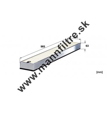 Kabínový filter MANN FILTER CUD 97 001