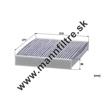 Kabínový filter MANN FILTER CUK 28 045