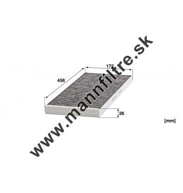 Kabínový filter MANN FILTER CUK 46 025