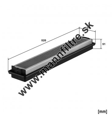 Kabínový filter MANN FILTER CUK 52 010