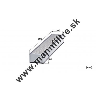 Kabínový filter MANN FILTER CUK 59 003