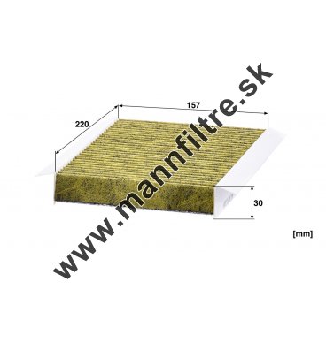 Kabínový filter MANN FILTER FP 22 022