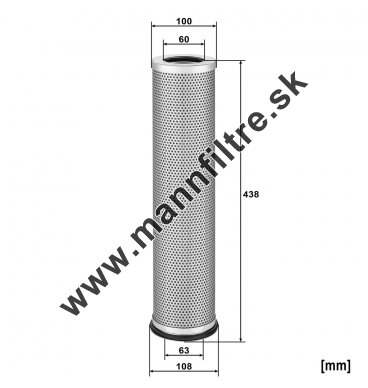 Filter hydrauliky MANN FILTER HD 10 013