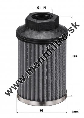 Filter hydrauliky MANN FILTER HD 10 014