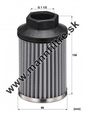 Filter hydrauliky MANN FILTER HD 10 017