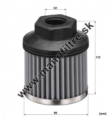Filter hydrauliky MANN FILTER HD 10 019
