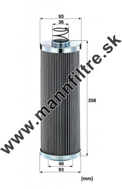 Filter hydrauliky MANN FILTER HD 1053 x