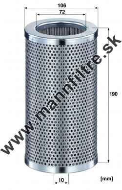 Filter hydrauliky MANN FILTER HD 1070