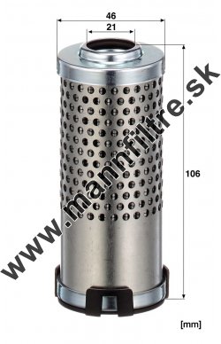 Filter hydrauliky MANN FILTER HD 5010