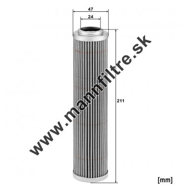 Filter hydrauliky MANN FILTER HD 5017