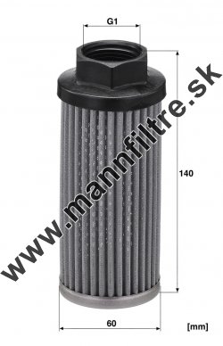 Filter hydrauliky MANN FILTER HD 6008