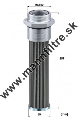 Filter hydrauliky MANN FILTER HD 6013
