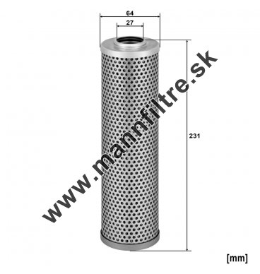 Filter hydrauliky MANN FILTER HD 6023