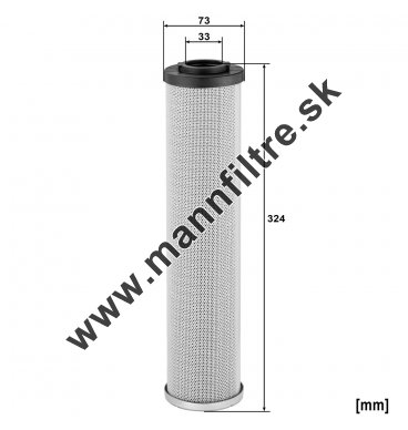Filter hydrauliky MANN FILTER HD 7012