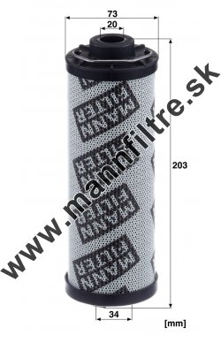 Filter hydrauliky MANN FILTER HD 7014