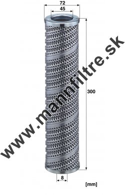 Filter hydrauliky MANN FILTER HD 7015