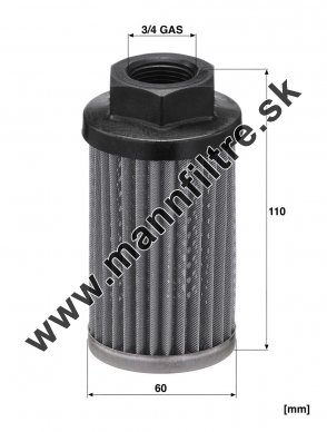 Filter hydrauliky MANN FILTER HD 7023