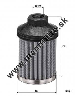 Filter hydrauliky MANN FILTER HD 7025