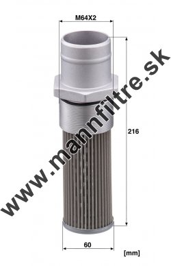 Filter hydrauliky MANN FILTER HD 7027
