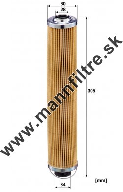 Filter hydrauliky MANN FILTER HD 7030