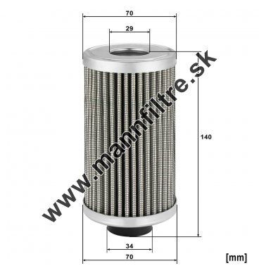 Filter hydrauliky MANN FILTER HD 7032 x