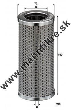 Filter hydrauliky MANN FILTER HD 7038