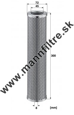 Filter hydrauliky MANN FILTER HD 7039