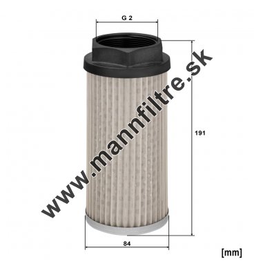 Filter hydrauliky MANN FILTER HD 9024