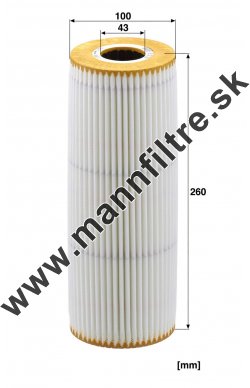 Olejový filter MANN FILTER HU 10 200 z