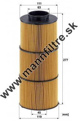 Olejový filter MANN FILTER HU 12 021 z