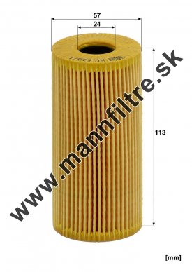 Olejový filter MANN FILTER HU 618/1 y